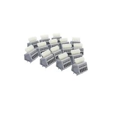 Lot of 15 Wago 233-205, PCB Terminal Block, 0.5mm², 2.5mm Pin Spacing, 5-Pole