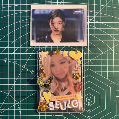 LE SSERAFIM Kazuha Fearless Music Korea Clear Card POB Kpop Selfie Photocard