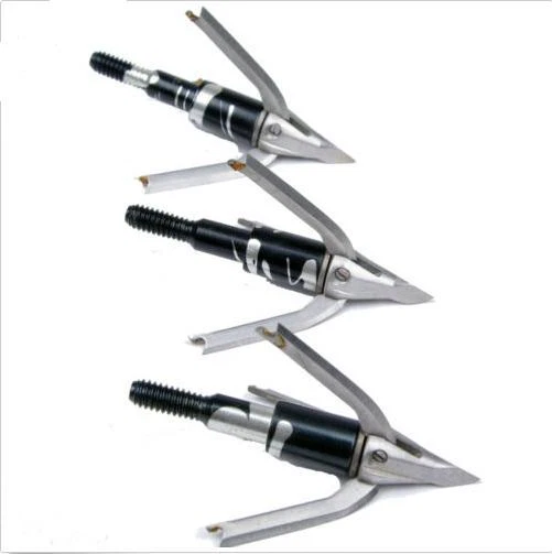 6PK Rocket arrow heads meat seeker arrow broadheads tips 100gr 3 blades hunting - Image 2 of 4
