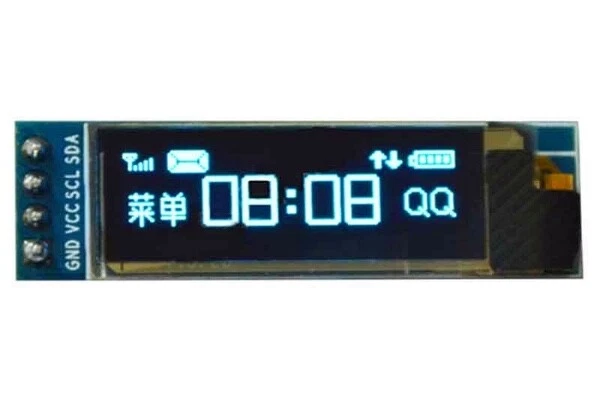 Módulo Pantalla Display OLED 0.91” azul 128X32 LCD LED, Arduino, Raspberry PI - Imagen 3 de 4