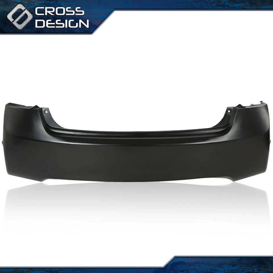 Rear Bumper Cover Replacement Fit For 2006-2011 Honda Civic Sedan 4-Door 06-11 - Image 2 of 4
