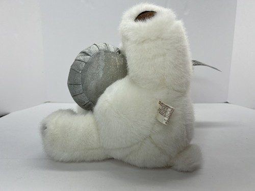 Vintage Applause 1987 Hershey Kiss White Teddy Bear 10" Stuffed Plush Toy - Picture 5 of 14
