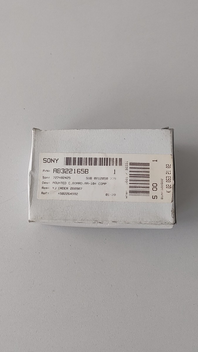 Sony A8322165B Mounted Circuit Board | eBay