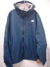 Men's sz 3XL The North Face Alta Vista Rain Hoodie Jacket Dryvent Shady Blue NWT