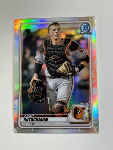 ADLEY RUTSCHMAN 2020 Bowman Chrome Draft SP REFRACTOR Orioles RC 1 SSP 🔥🔥🔥