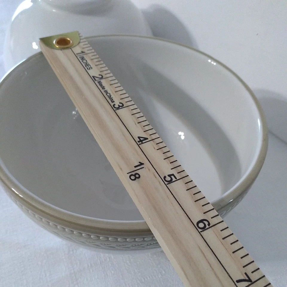 Conjunto de 2 tigelas de macarrão Williams Sonoma bege/marfim  - Imagem 4 de 4