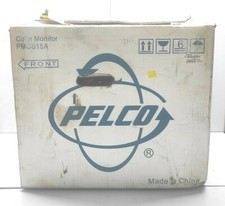 Pelco PMCS15A Color Monitor 15  NTSC/PAL700TVL 100-240VC 50/60Hz 2.0A