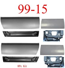 99-15 Ford Super Duty Extended Cab Front & Rear Lower and inner Door Bottoms 8PC