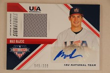 2020 Panini Stars and Stripes Autograph Signature Max Rajcic #45/399