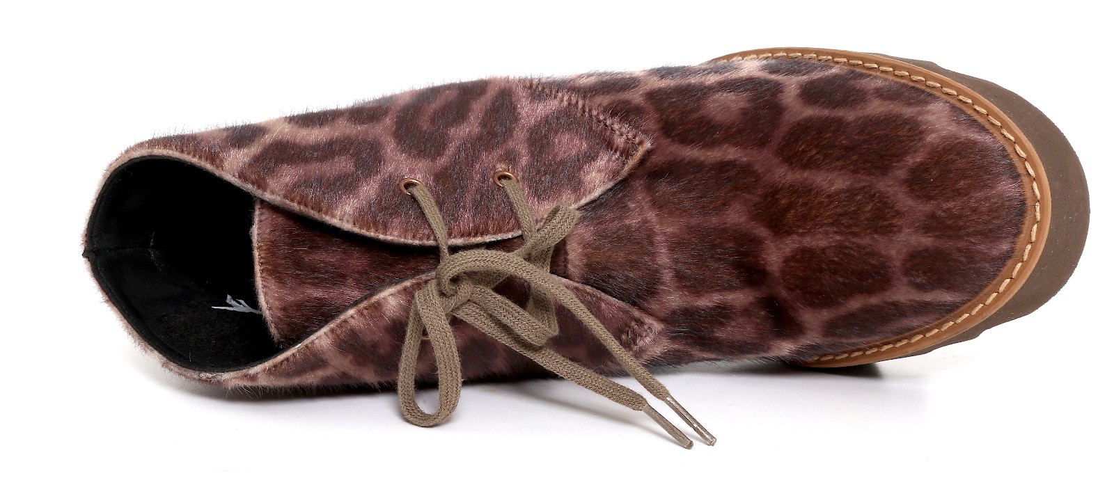 Stella Mccartney Leopard Print Brown Wedge Bootie Z4475* Women Size 39 EUR image 4