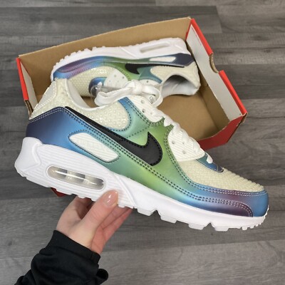 NIKE AIR MAX 90 20 GS BUBBLE PACK KIDS WHITE TRAINERS SIZE UK4 US4.5Y  EUR36.5 193654875183 | eBay