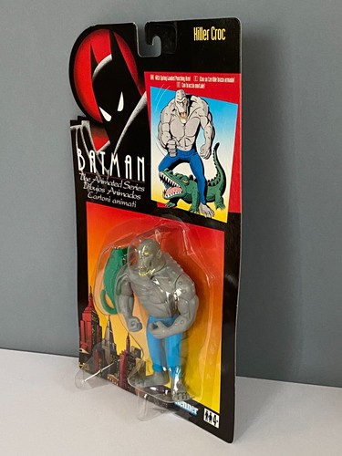 Batman The Animated Series KILLER CROC Kenner 1994 RARE - Dry Stored 30 yrs MOC - Picture 9 of 12