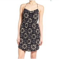 Madewell 'Starview' Batik Grid Silk Cami Minidress 6