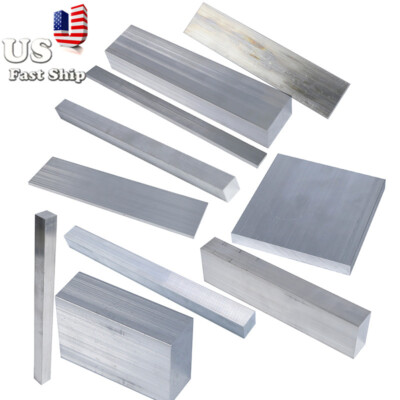 Aluminium Flat Bar anodised section, profile strip rod  Thickness Width Length