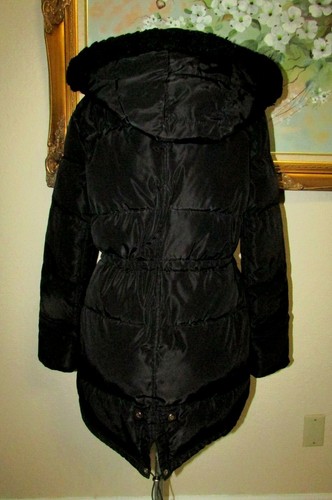 ABRIGO ACOLCHADO LAUREN RALPH LAUREN TALLA M NEGRO PESADO CON CREMALLERA CAPUCHA/HUECA - Imagen 3 de 12