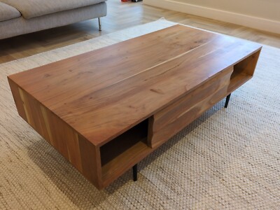 Acacia wood coffee table (Petter from Sklum) UK - Main Image