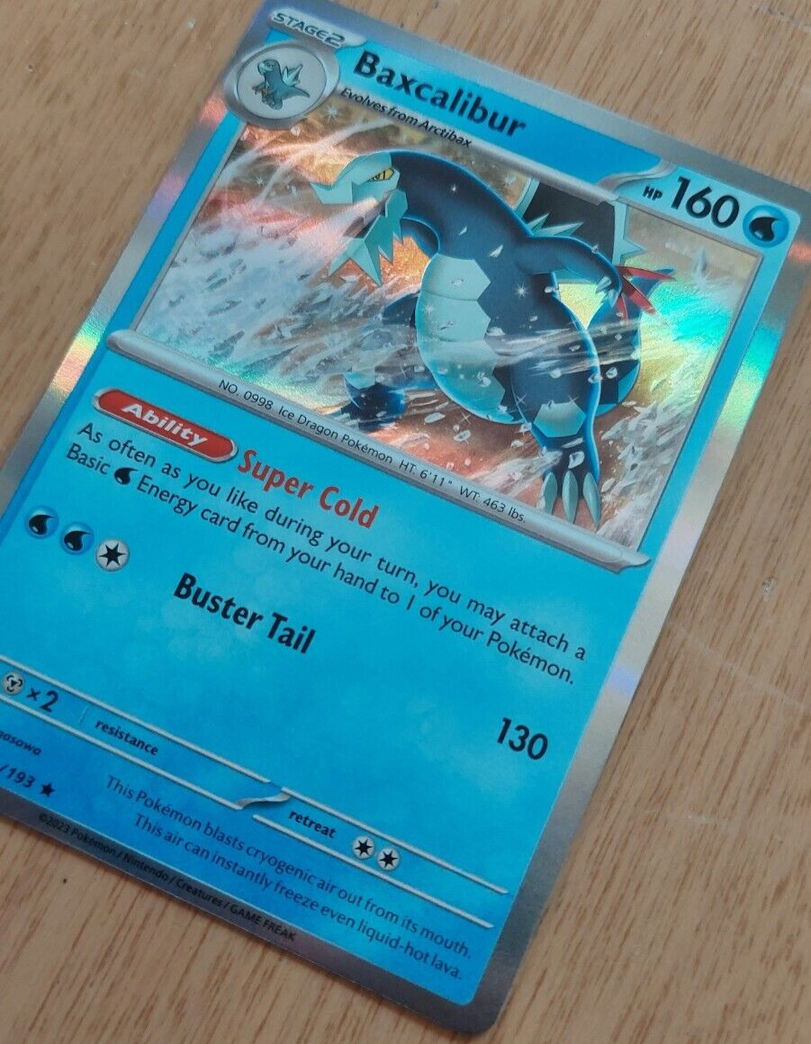 Baxcalibur (60/193) Holographic Pokemon card