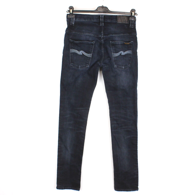NUDIE JEANS THIN FINN MORTAL INDIGO Men Jeans Size W29 L32 Slim 
