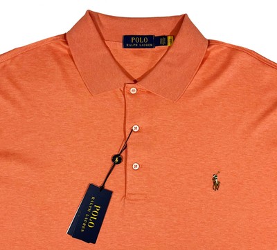 Men's RALPH LAUREN Heather Orange POLO 