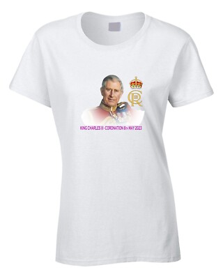 Cypher Portrait Women's T-Shirt  2023 Union Jack Flag King Charles III Gift