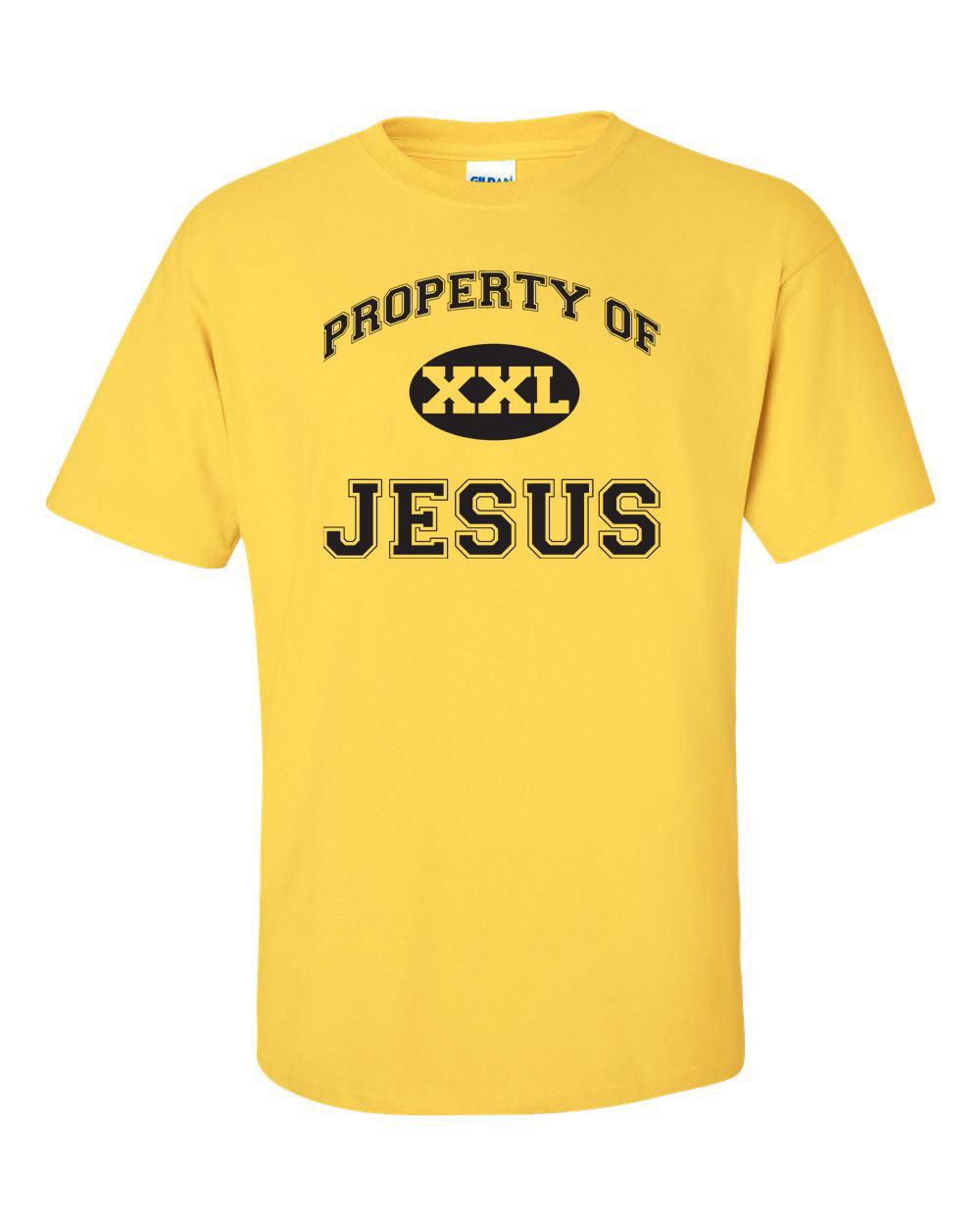 Property of Jesus Religious Inspirational Christian BLACK PT Men's Tee