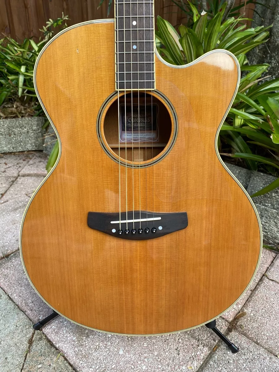 Yamaha CPX8 M Acoustic Electric Guitar Compass Series w/ Active Electronics Mic