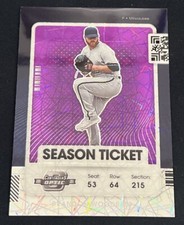 2021 Panini Contenders Optic Purple Velocity Ticket 10/16 Brandon Woodruff #36