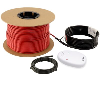 #ad #ad LuxHeat Cable Kit 120v 10 150sqft Electric Radiant Floor Heating System Tile $434.00