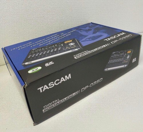 Tascam DP-03SD 8-Track Digital Portastudio Multi-Track Audio Recorder Black JP - Picture 1 of 11