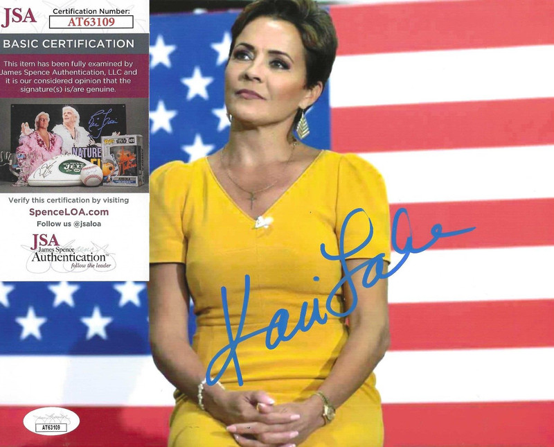 Kari Lake Signed 8x10 Photo w/ JSA COA #AT63109 Arizona Donald Trump