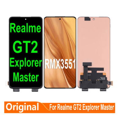 LCD Display Touch Screen Digitizer Frame For Realme GT2 Explorer Master RMX3551