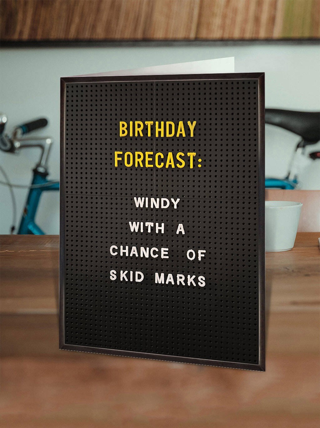 Funny Birthday Card Cheeky Amusing 'Birthday Forecast' Silly Novelty Humour