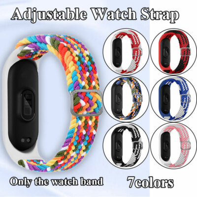 Watch Strap Braided Loop Breathable Sports Replaceable Band For Xiao Mi 6/5/4/3+