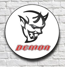DODGE CHARGER DEMON 2FT GARAGE SCHILD WANDSCHILD WERKSTATT MANN H&Ouml;HLE MUSCLE CAR