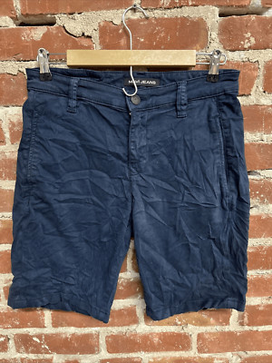 Mavi Men's Chino Shorts Size 29 Blue Simon Flat Front Chino Shorts