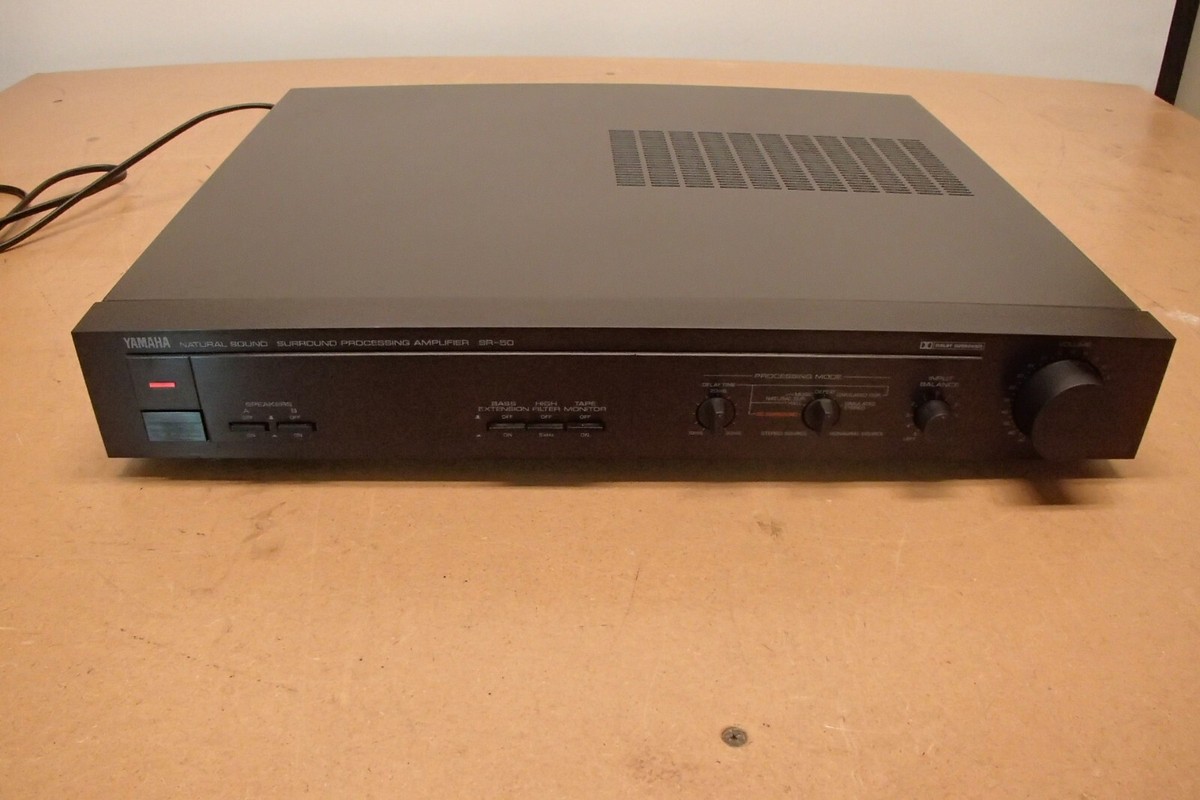 YAMAHA SR-50 Natural Sound Surround Processing Amplifier 25W Per