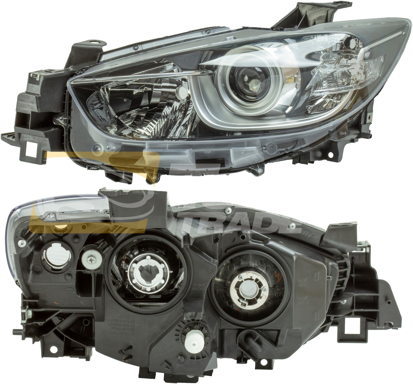 Phare avant gauche pour Mazda CX-5 en polycarbonate haute résistance et étanche