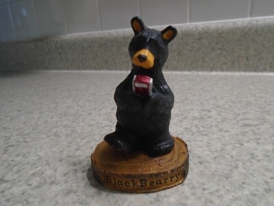 Big Sky Carvers Jeff Fleming Bear foots  Black Bear ''Black Bearry '' Collectible