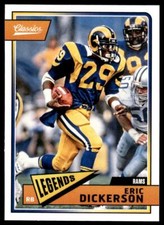 2018 Panini Classics 102 Eric Dickerson Los Angeles Rams Football Card