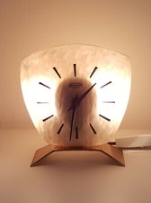 Seltene 50er Jahre Tischuhr  Suco beleuchtet Uhr funktioniert