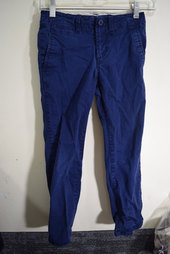 Gap Kids BOYS 7 Regular Blue CHINO Khaki 25x22.5 Pants READ