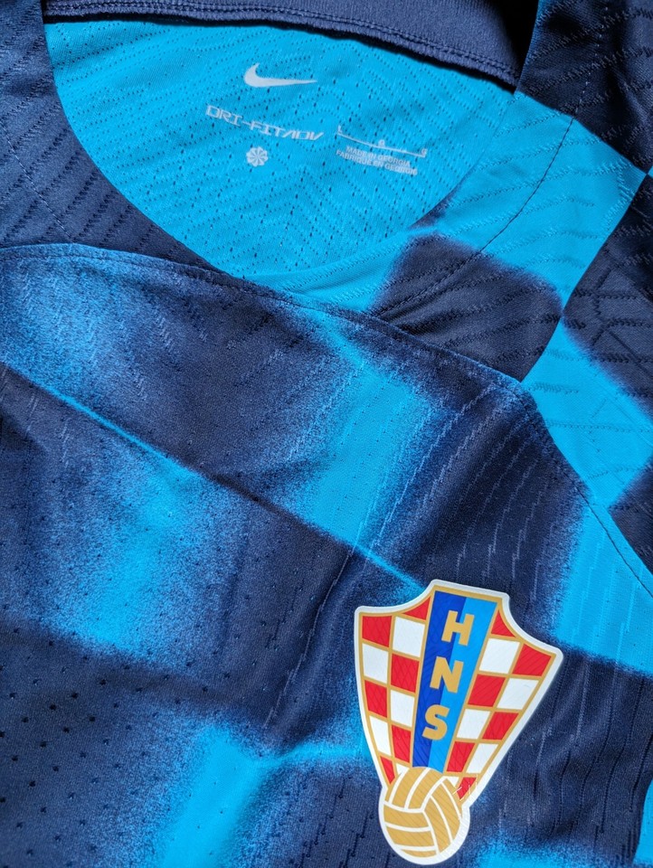 CROATIA Nike Football 2022 World Cup QATAR Shirt MATCH Soccer Jersey