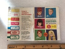 Barbie excluve fashions 1963 book 3