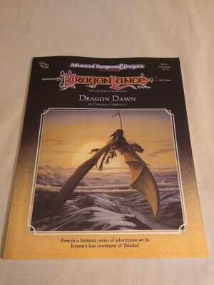Dungeons and Dragons Reprint of DragonLance DLA1 Dragon Dawn