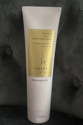 Nakery Beauty SkinBright  AHA & Vitamin C Brighten & Exfoliate Face & Body Serum