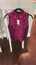 Milly NWT leopard sweater top .