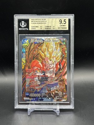 Dragon Ball Super TCG SS Gogeta Fusion Reborn BT22-140 SCR BGS 9.5