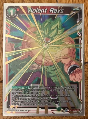 Dragon Ball Super Card Game - BT11-030 SR - Violent Rays (2nd Edition) *NM*