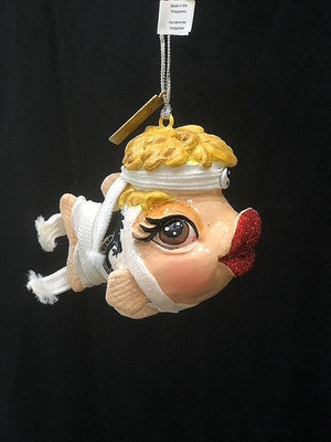 Katherine's Collection Martial Arts Kissing Fish Ornament 28-530812