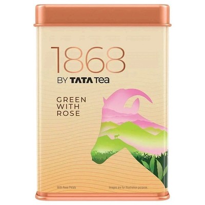 1868 von Tata Tea Green with Rose 50 g kostenloser Versand weltweit
